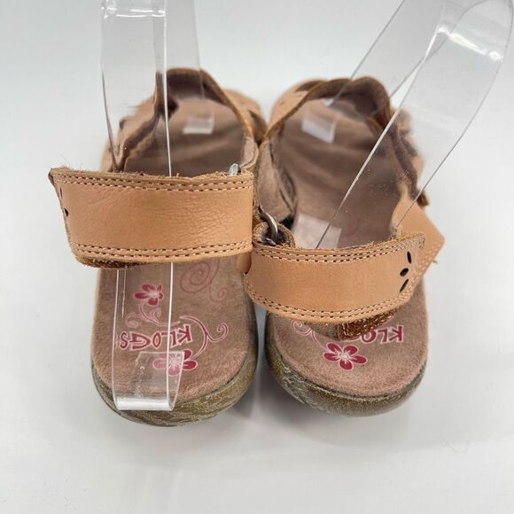 Klogs Womens Strappy Sandals Leather Low Heels Wedge Brown Size 7M - Picture 7 of 13